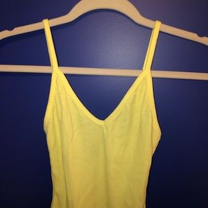 Yellow Forever 21 Bodysuit